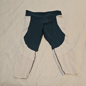 Avia Blue and White Performance Leggings